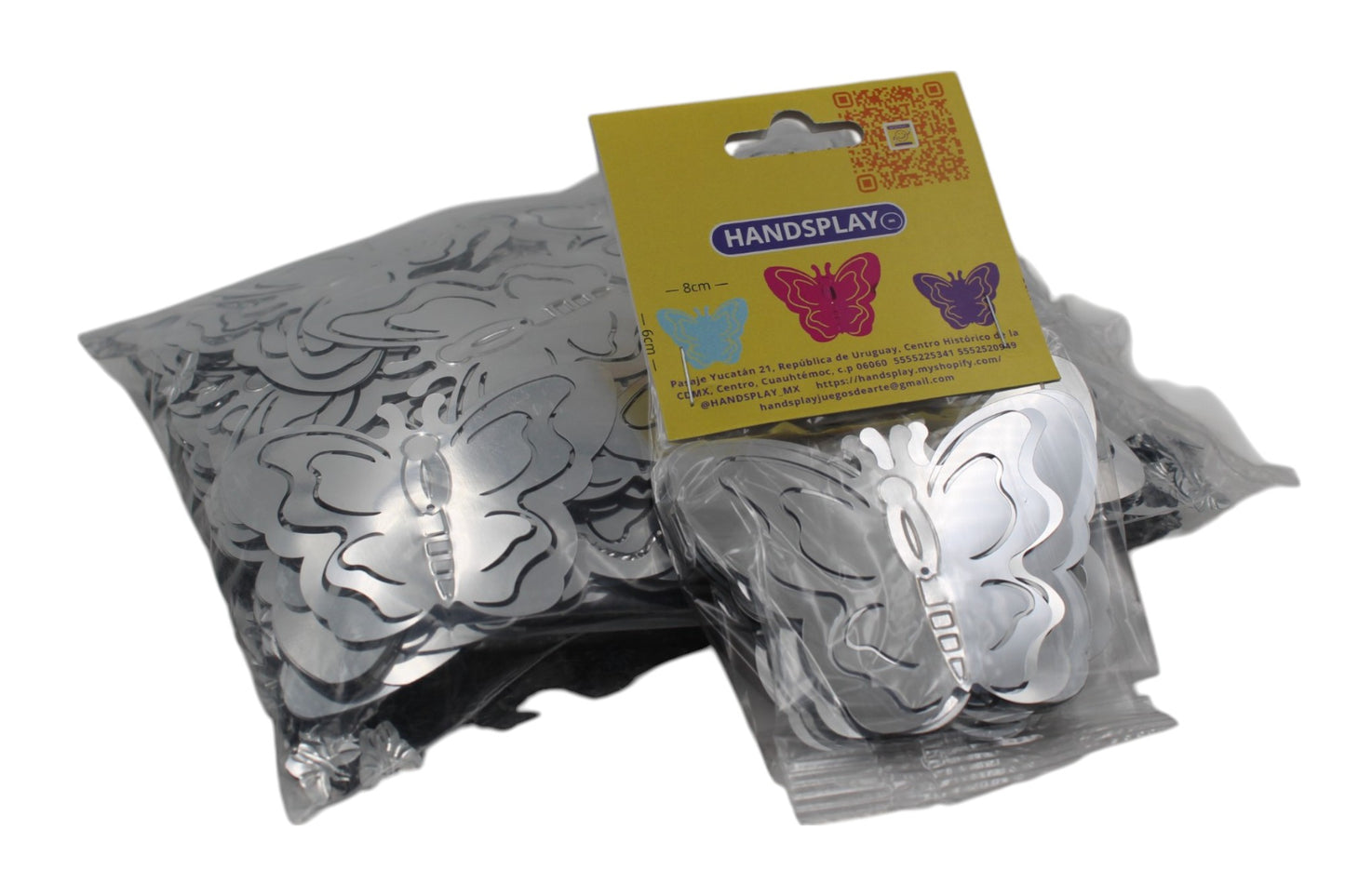 Set de mariposas lentejuela grande