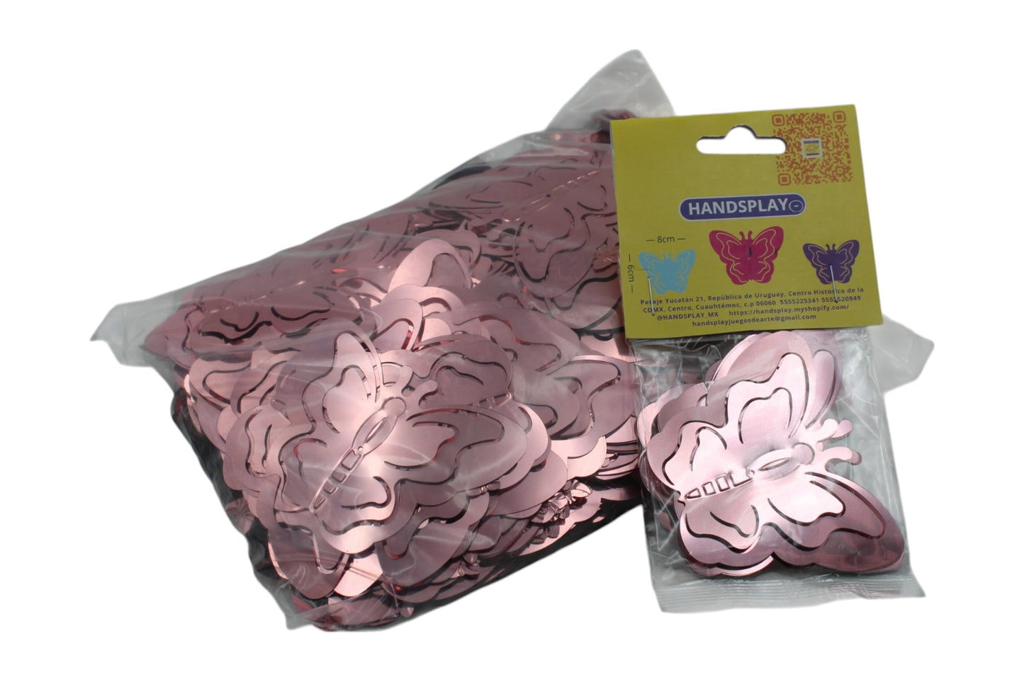 Set de mariposas lentejuela grande