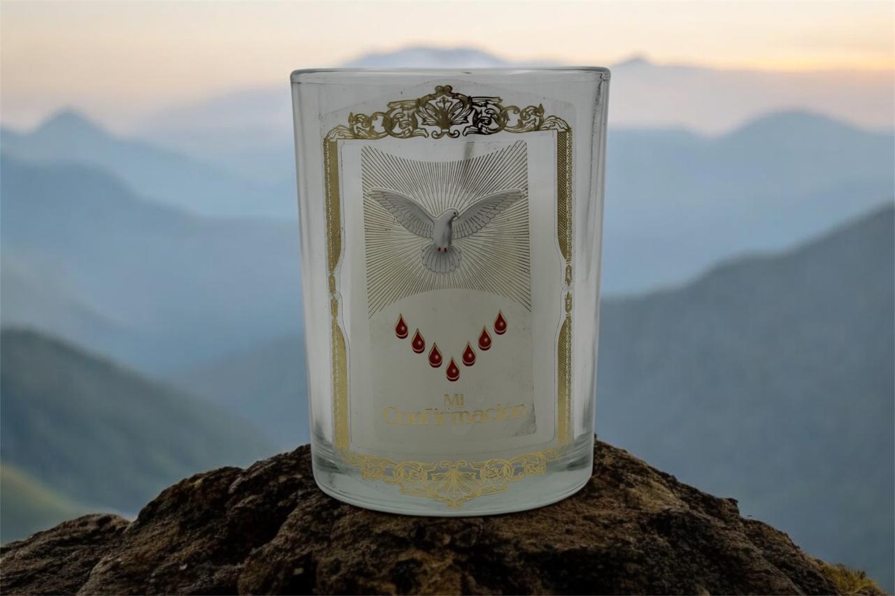 Veladora refiliable en Vaso de Cristal