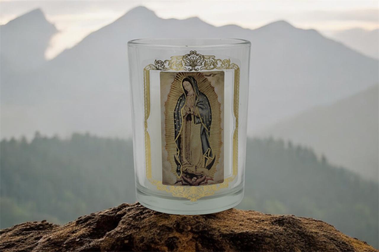 Veladora refiliable en Vaso de Cristal