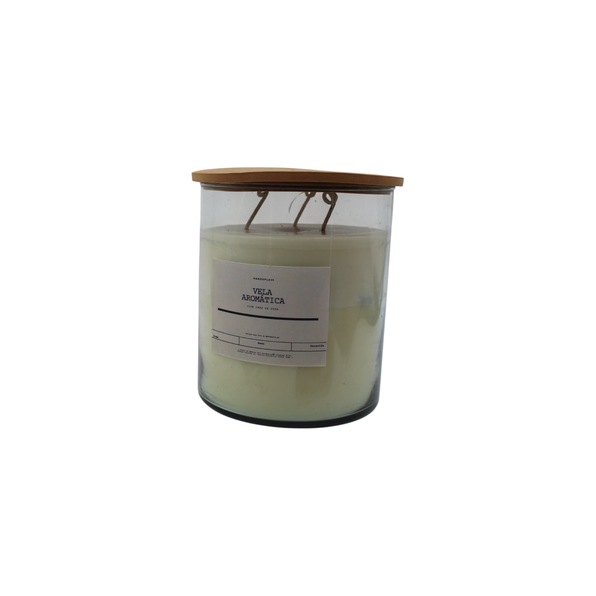 Vela aromática de cera de soya 3.5x4"