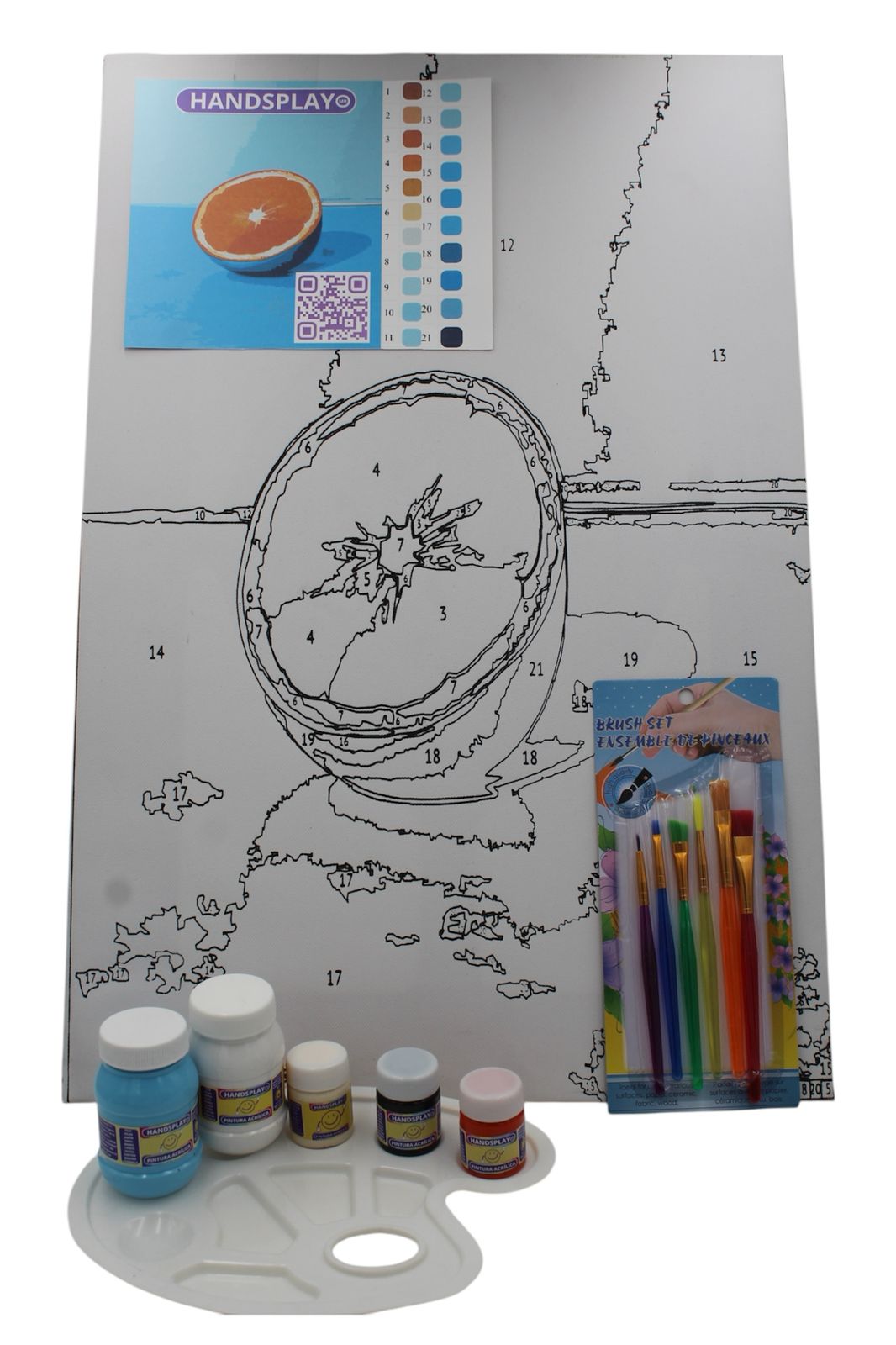 Pintar con números / Paint by numbers