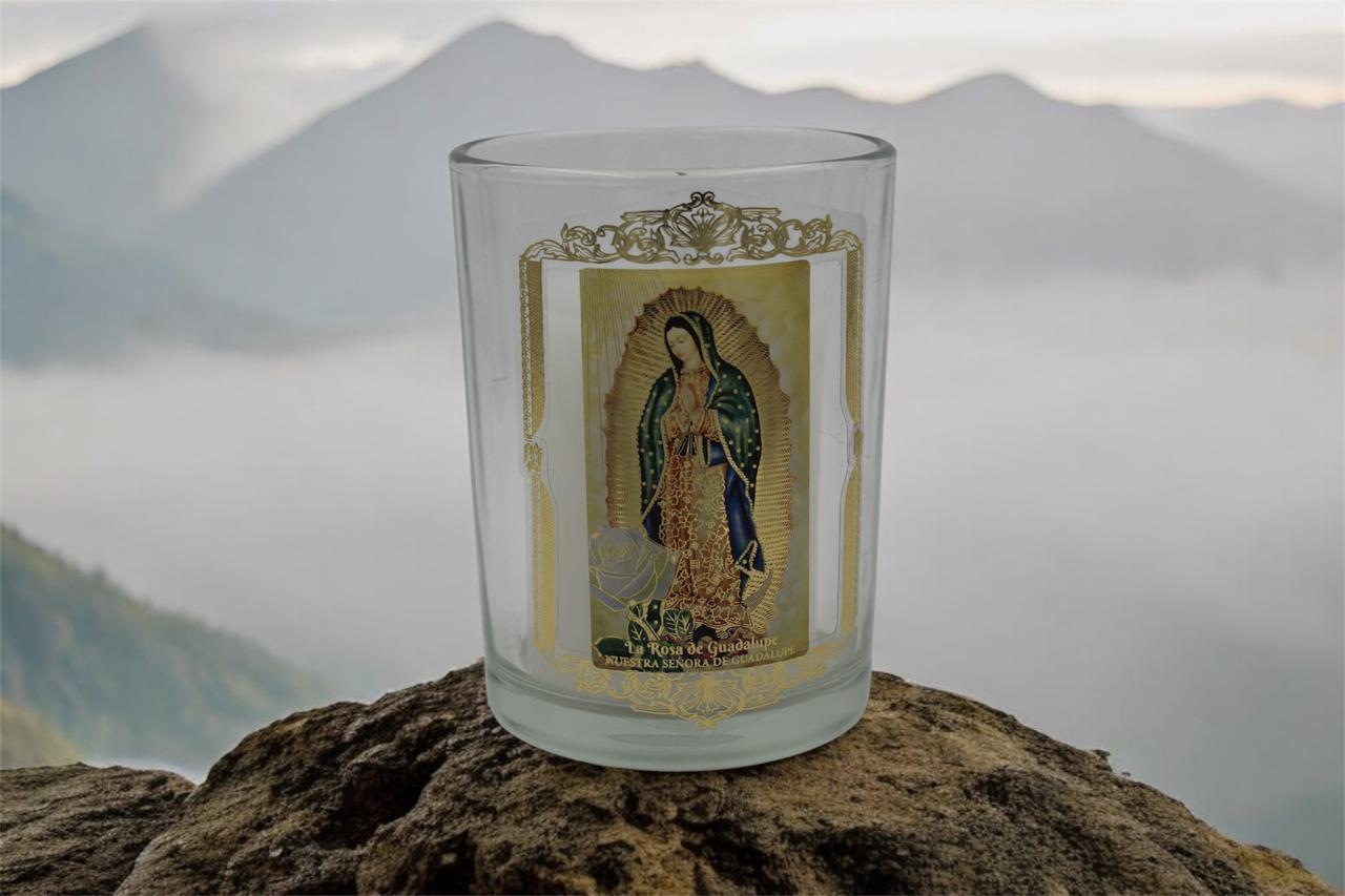Veladora refiliable en Vaso de Cristal