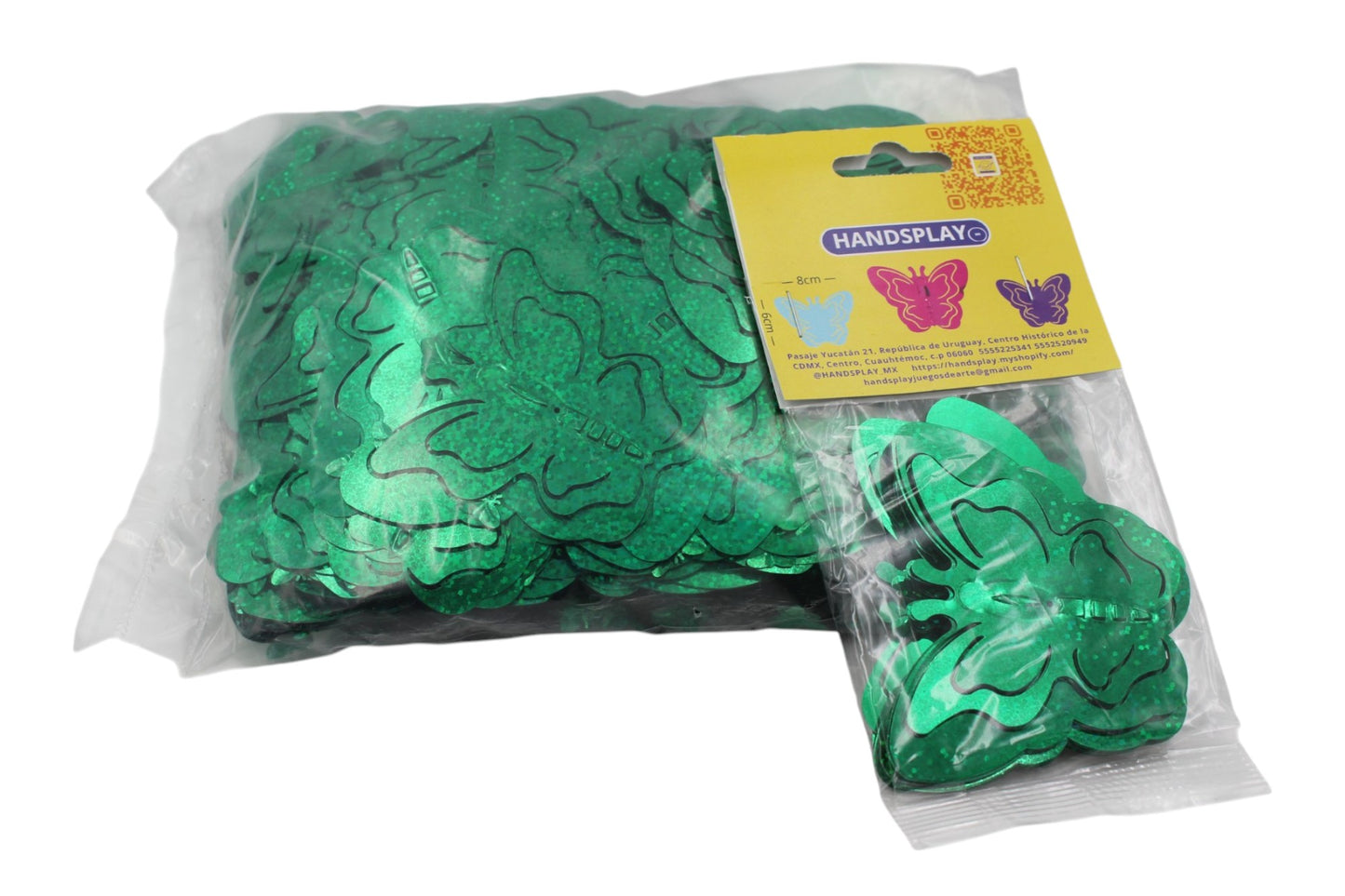 Set de mariposas lentejuela grande