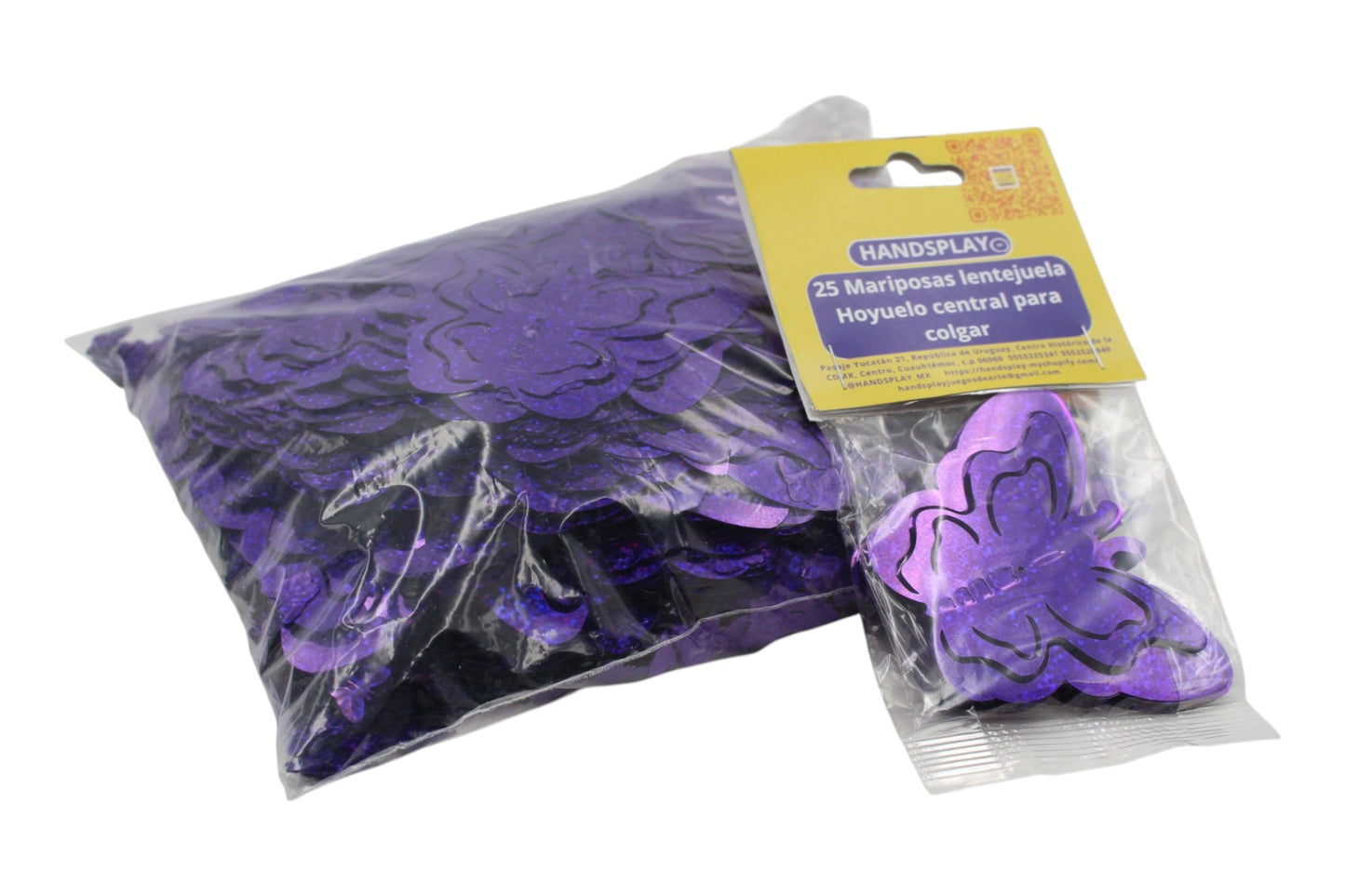 Set de mariposas lentejuela grande