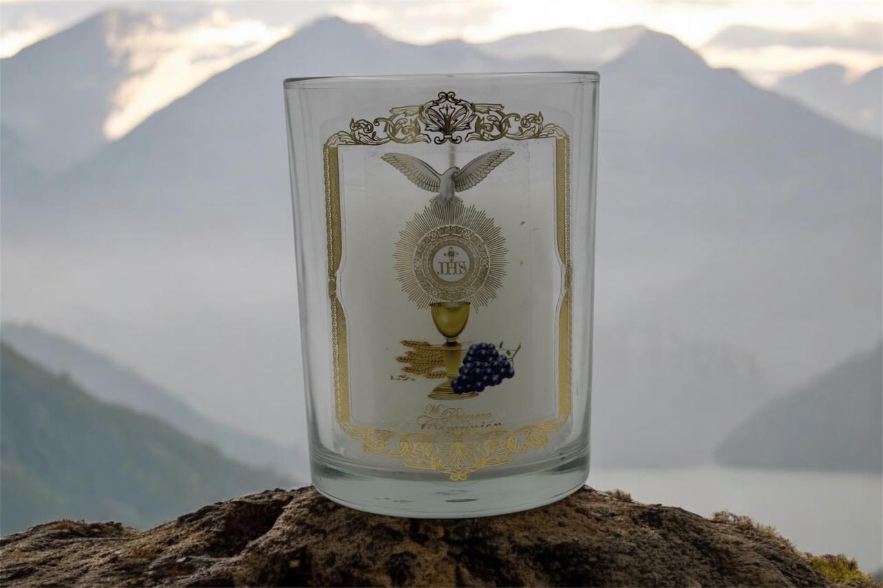 Veladora refiliable en Vaso de Cristal