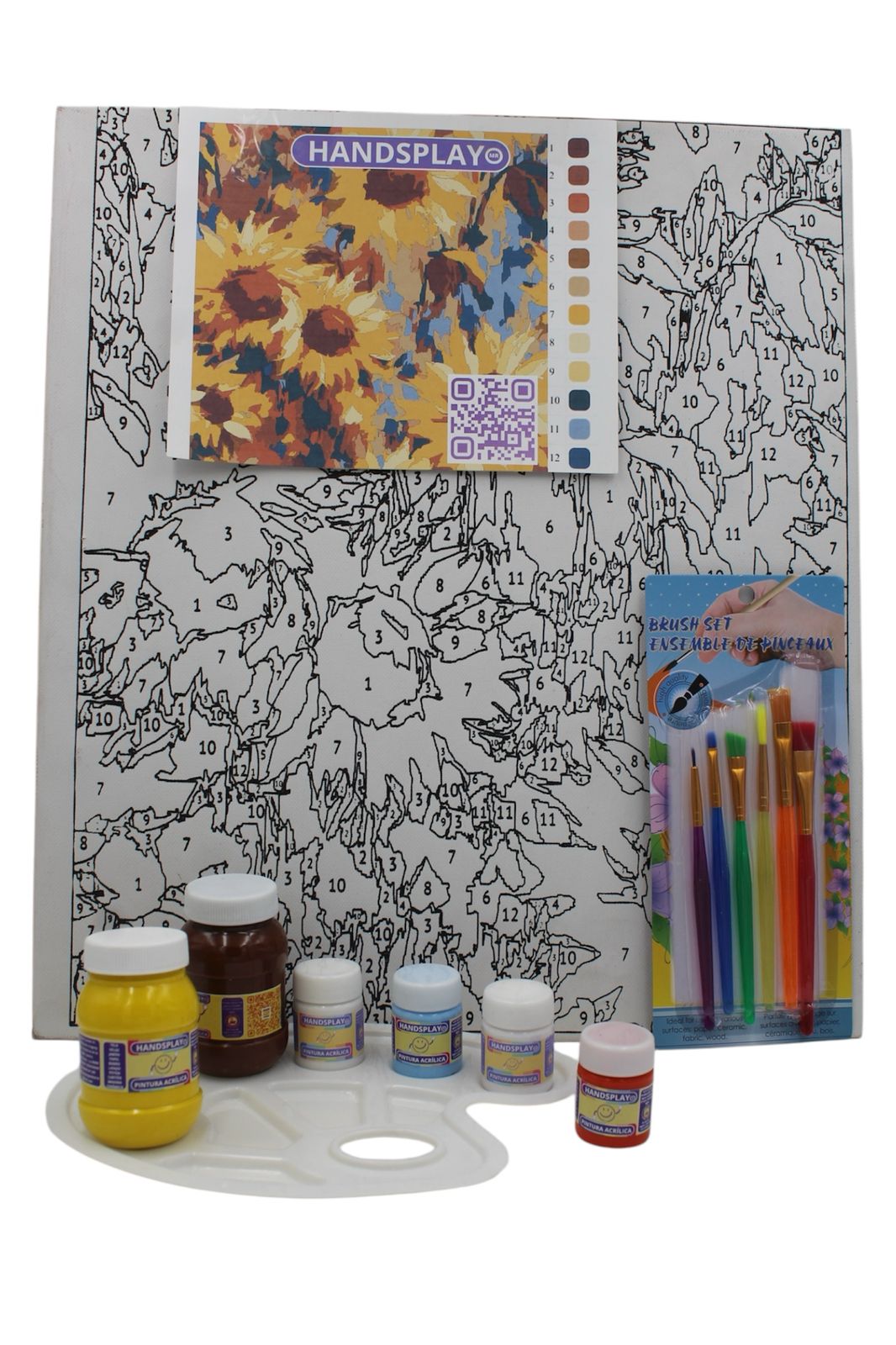 Pintar con números / Paint by numbers