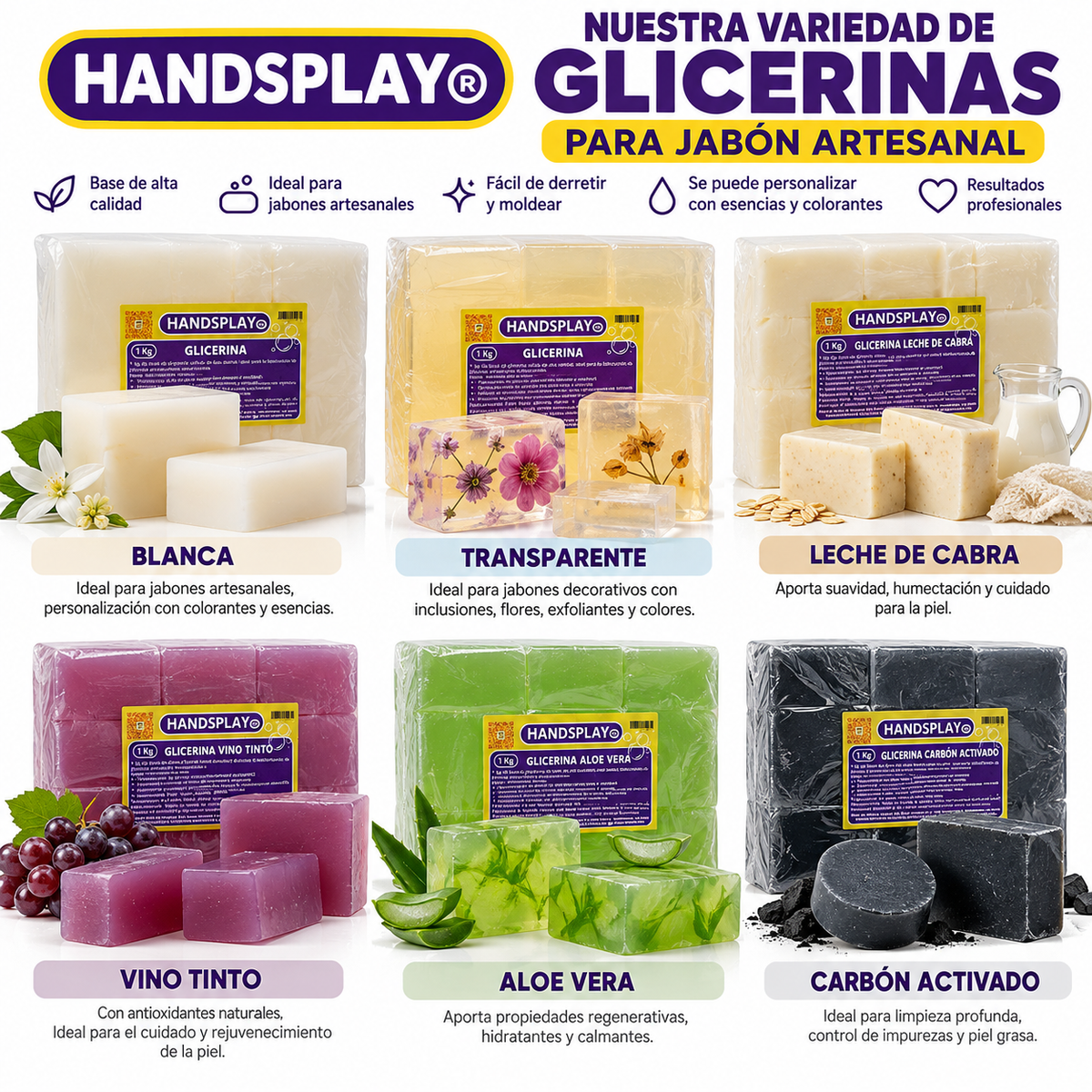 Glicerina / base para hacer jabón