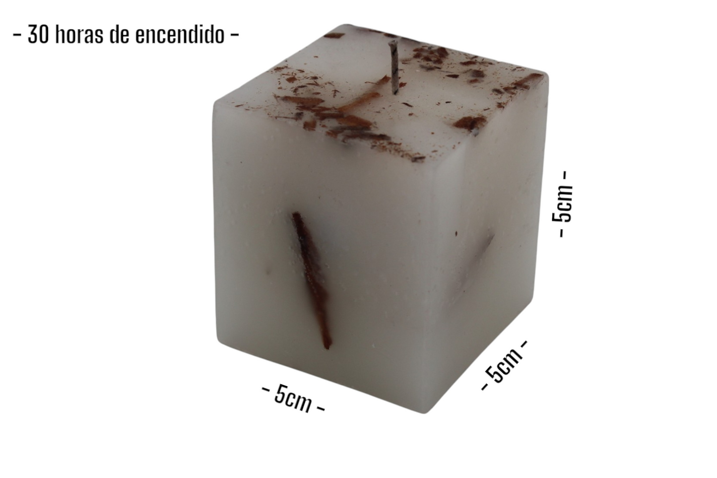 Velas de canela cúbicas