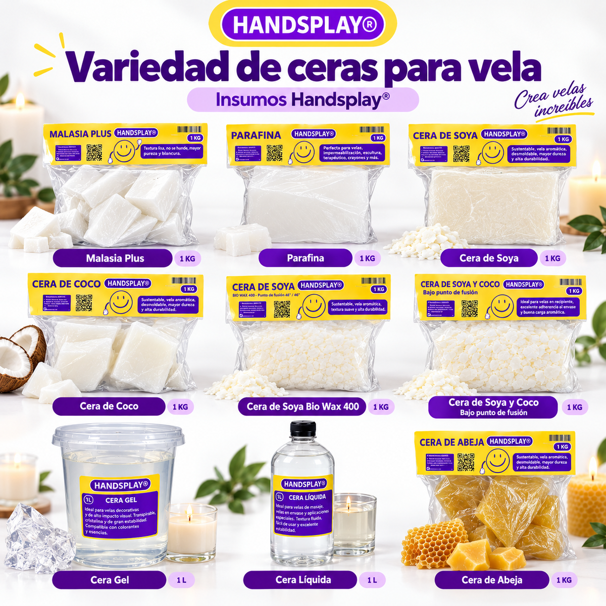 Ceras para vela