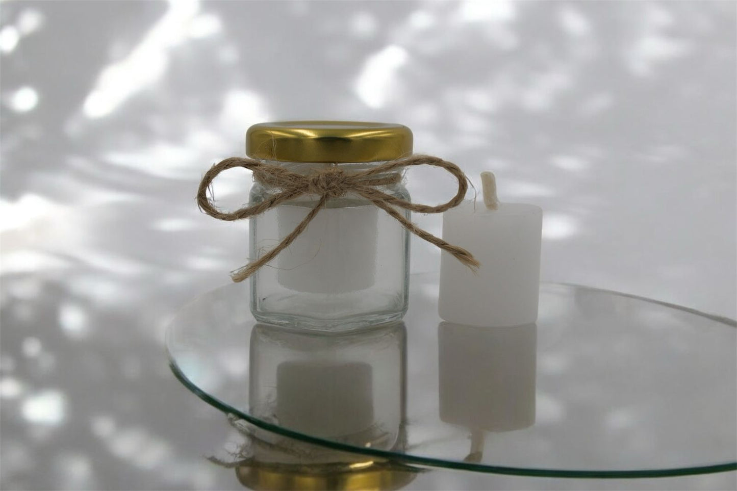 Vela en Frasco hexagonal 45ml