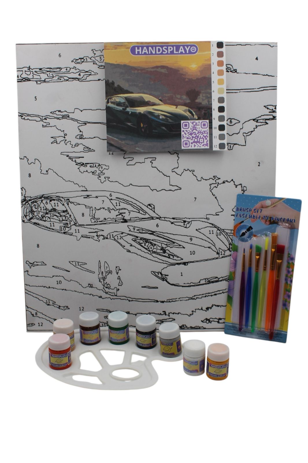 Pintar con números / Paint by numbers