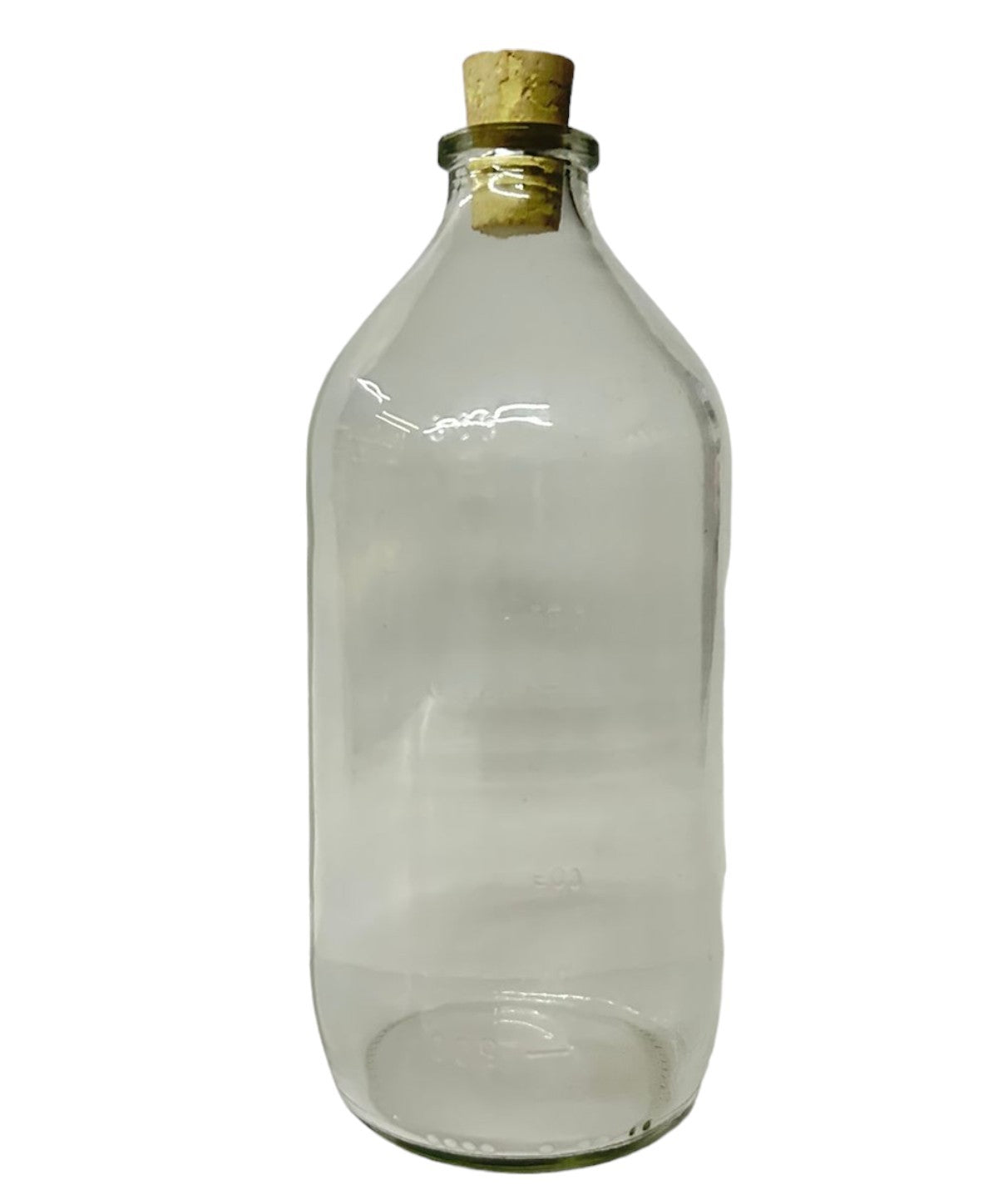 Botellas de cristal con tapón de corcho