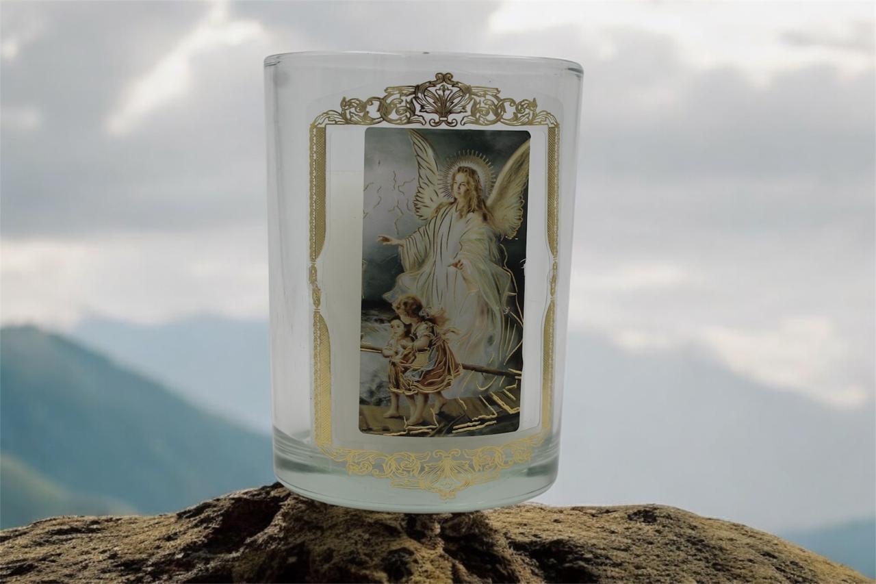 Veladora refiliable en Vaso de Cristal
