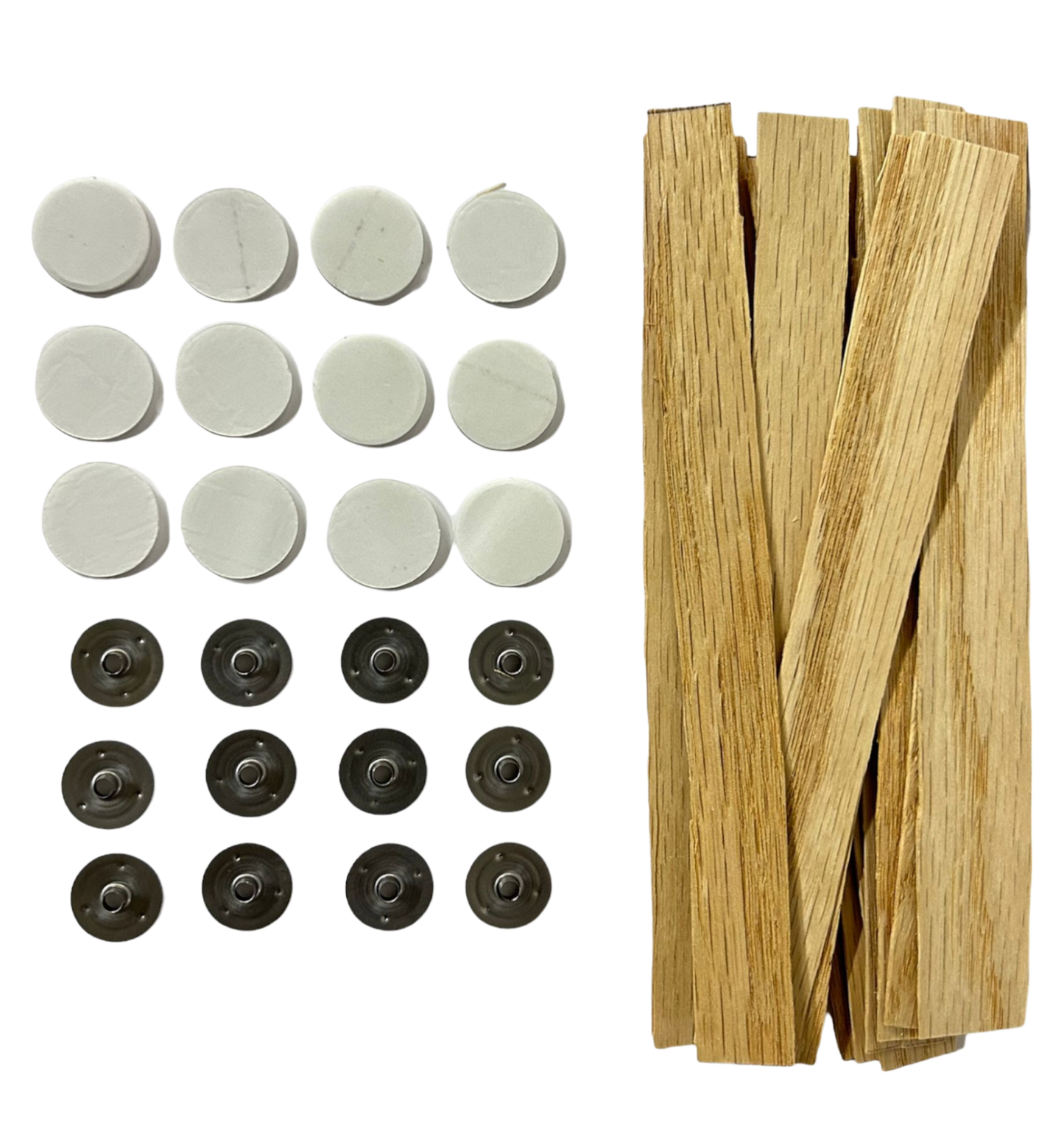 Pabilo de madera y base