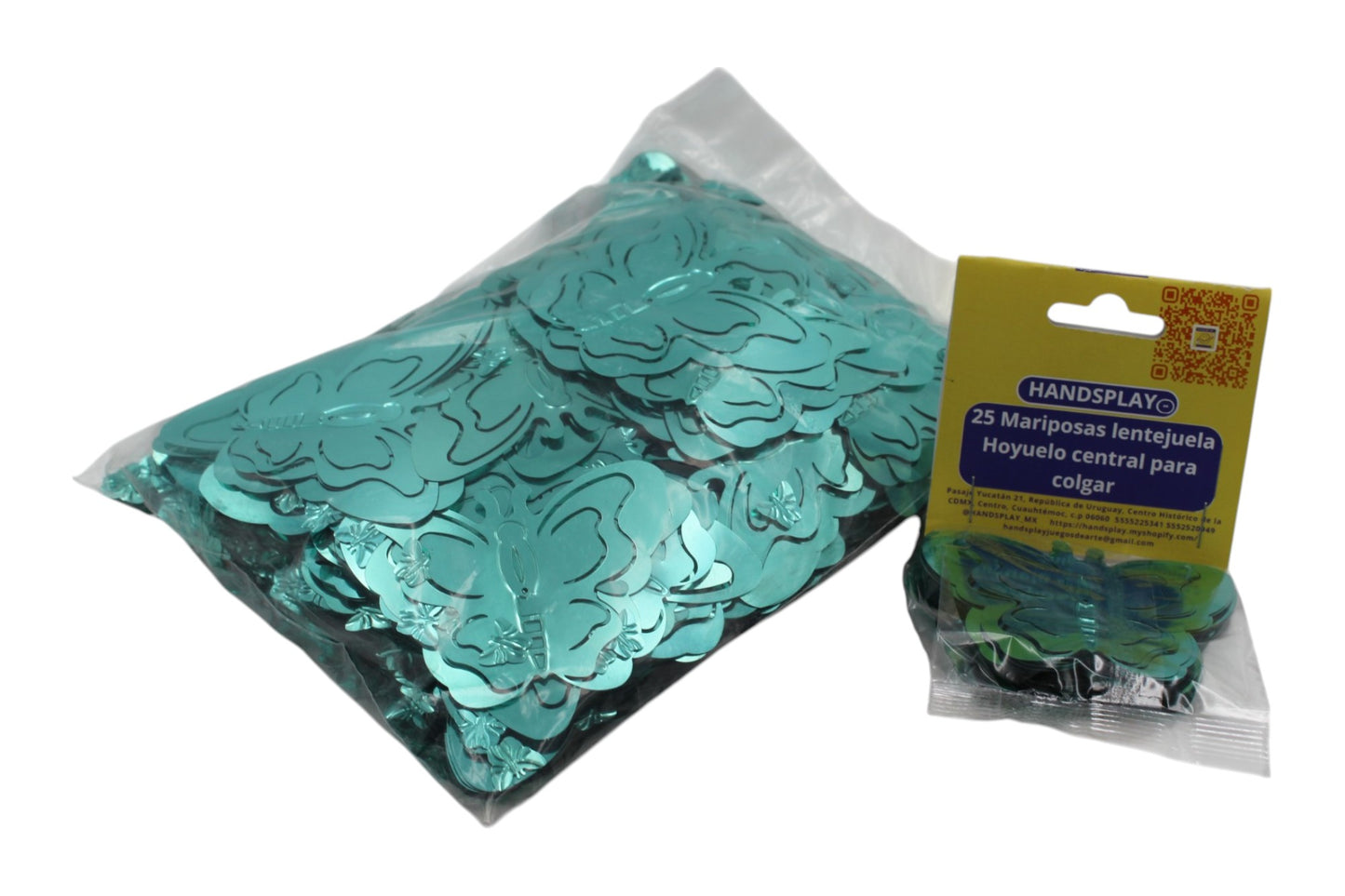 Set de mariposas lentejuela grande