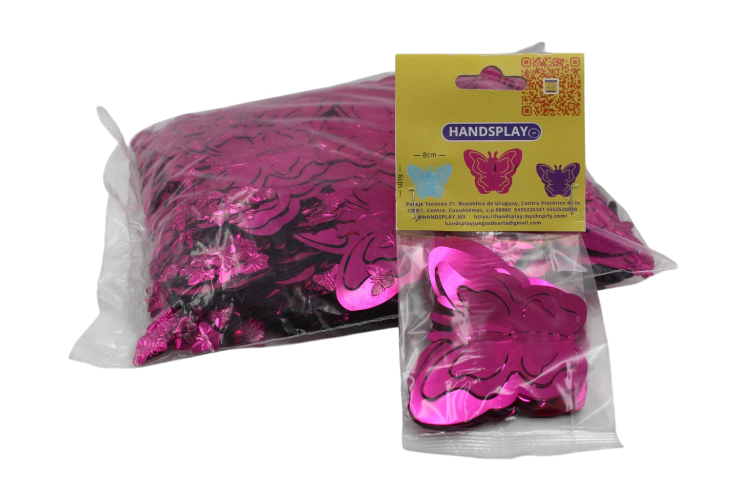 Set de mariposas lentejuela grande
