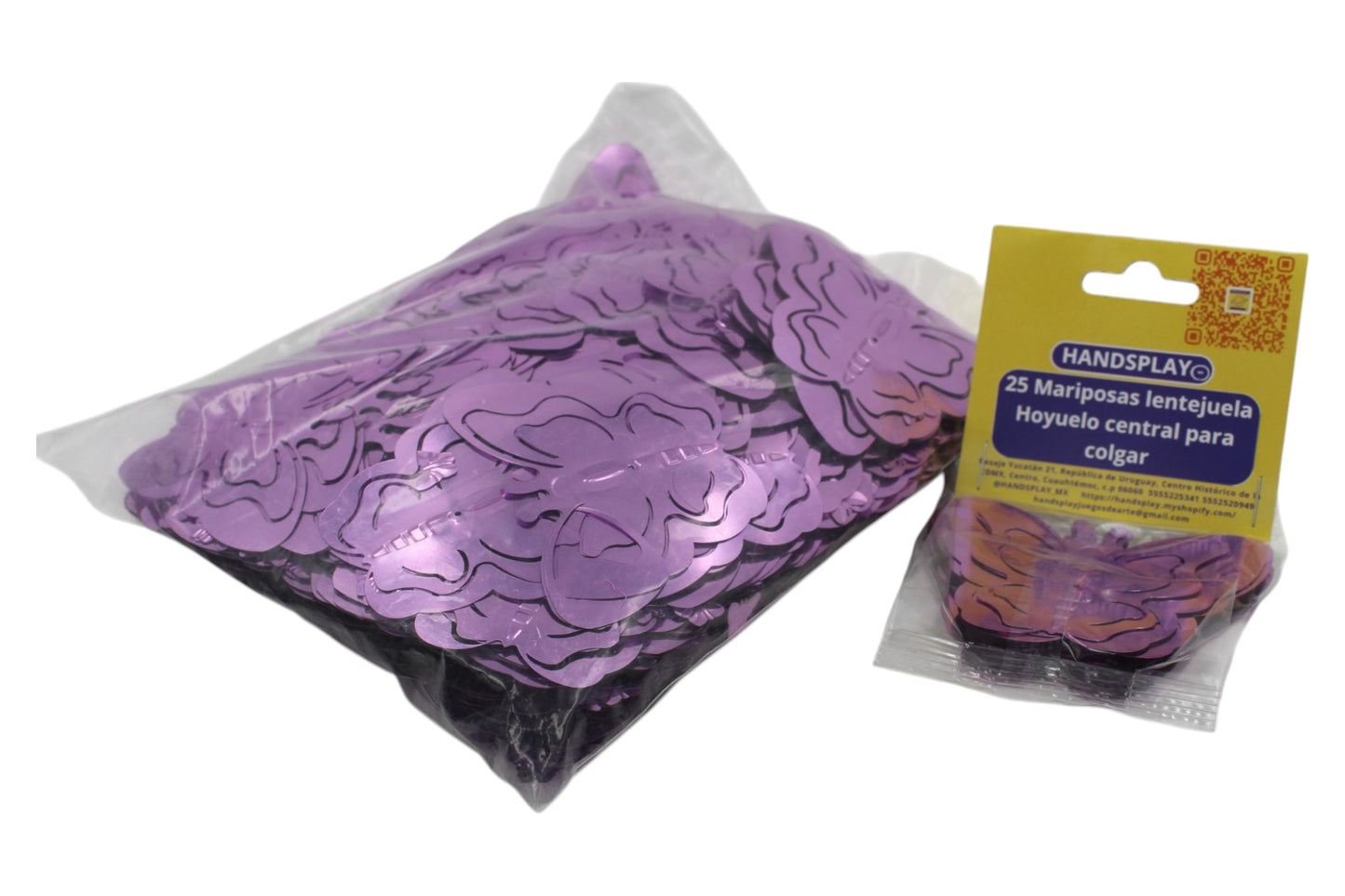 Set de mariposas lentejuela grande
