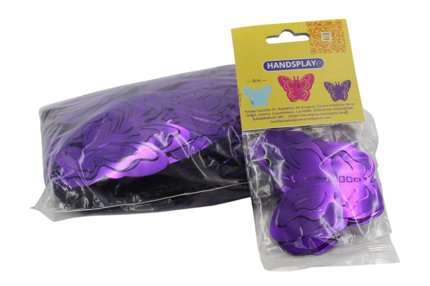 Set de mariposas lentejuela grande