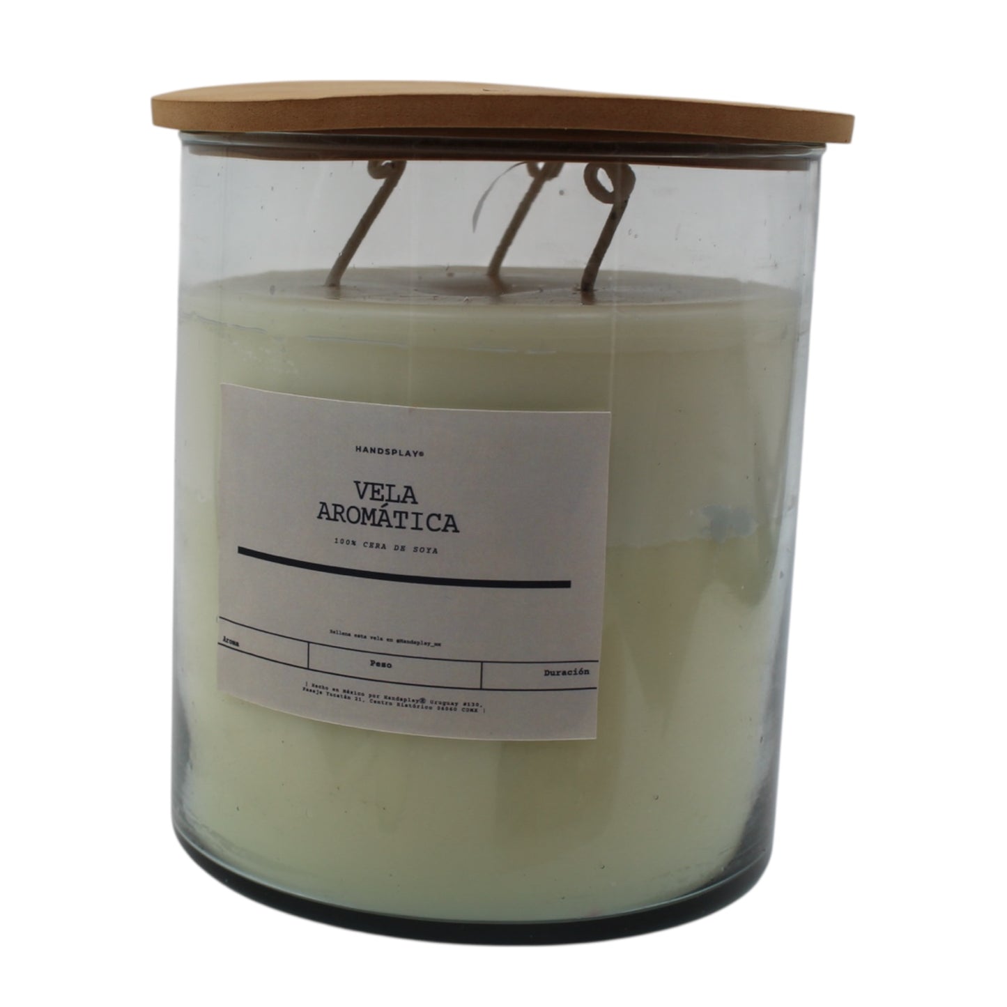 Vela aromática de cera de soya 5.5x6¨