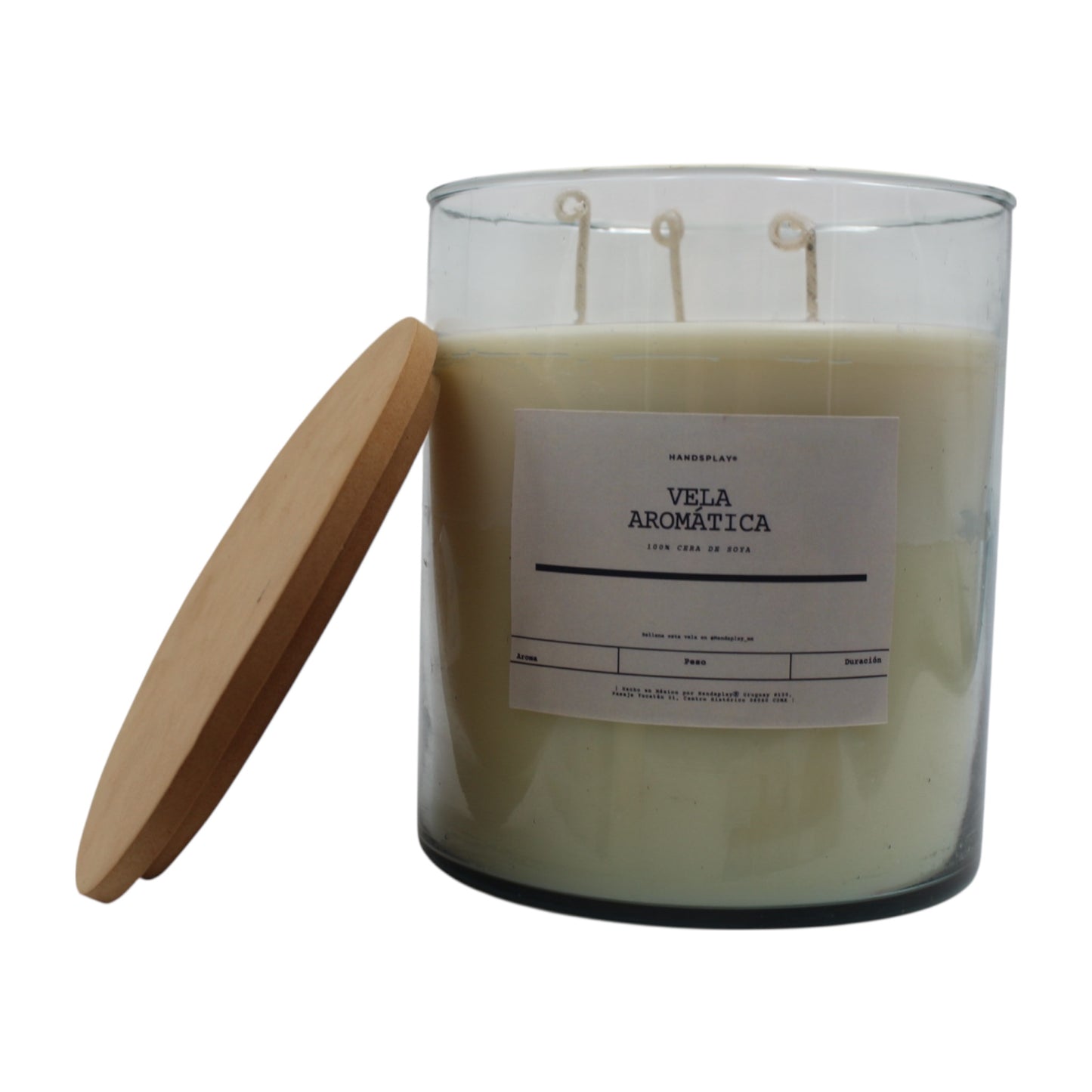 Vela aromática de cera de soya 5.5x6¨
