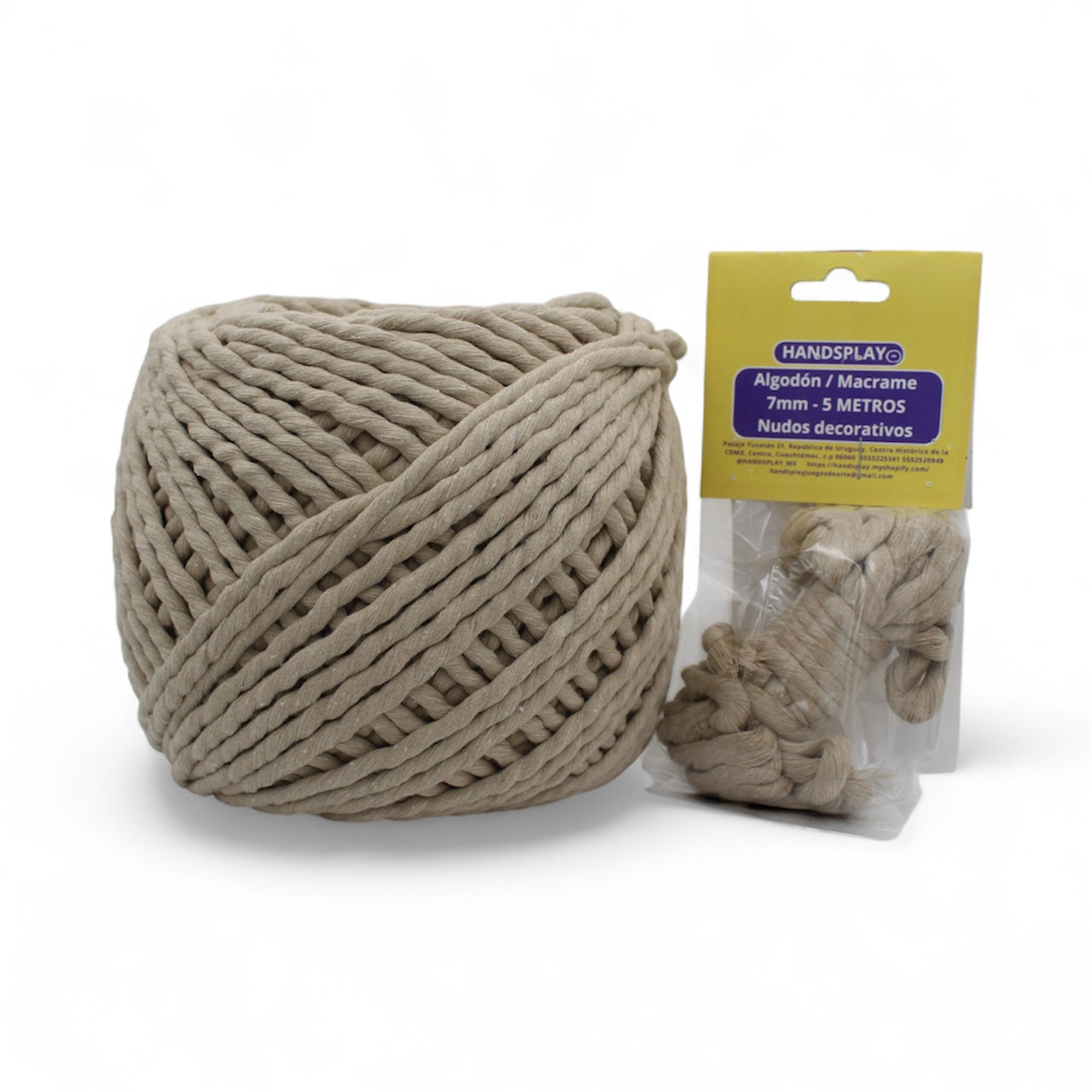 Algodón macrame