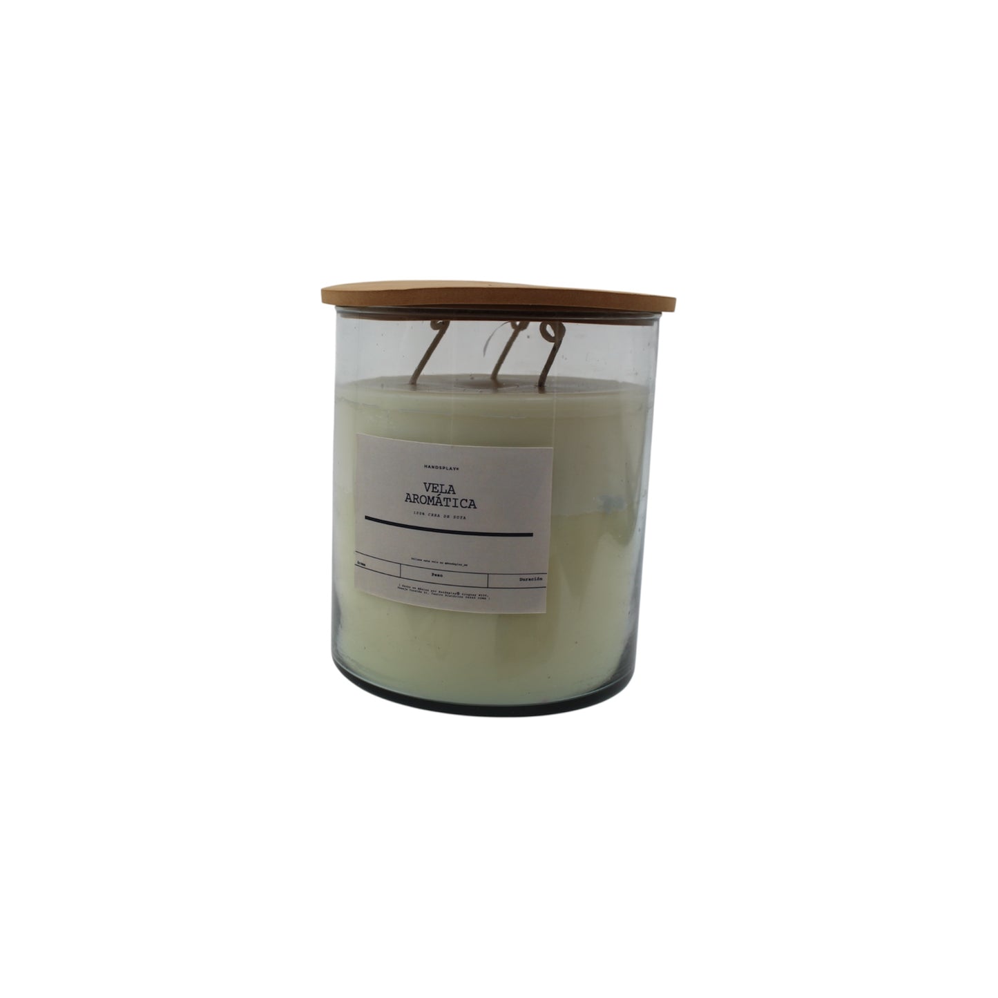 Vela aromática de cera de soya 3.5x4"