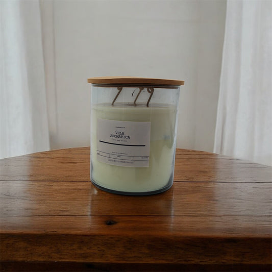 Vela aromática de cera de soya 3.5x4"