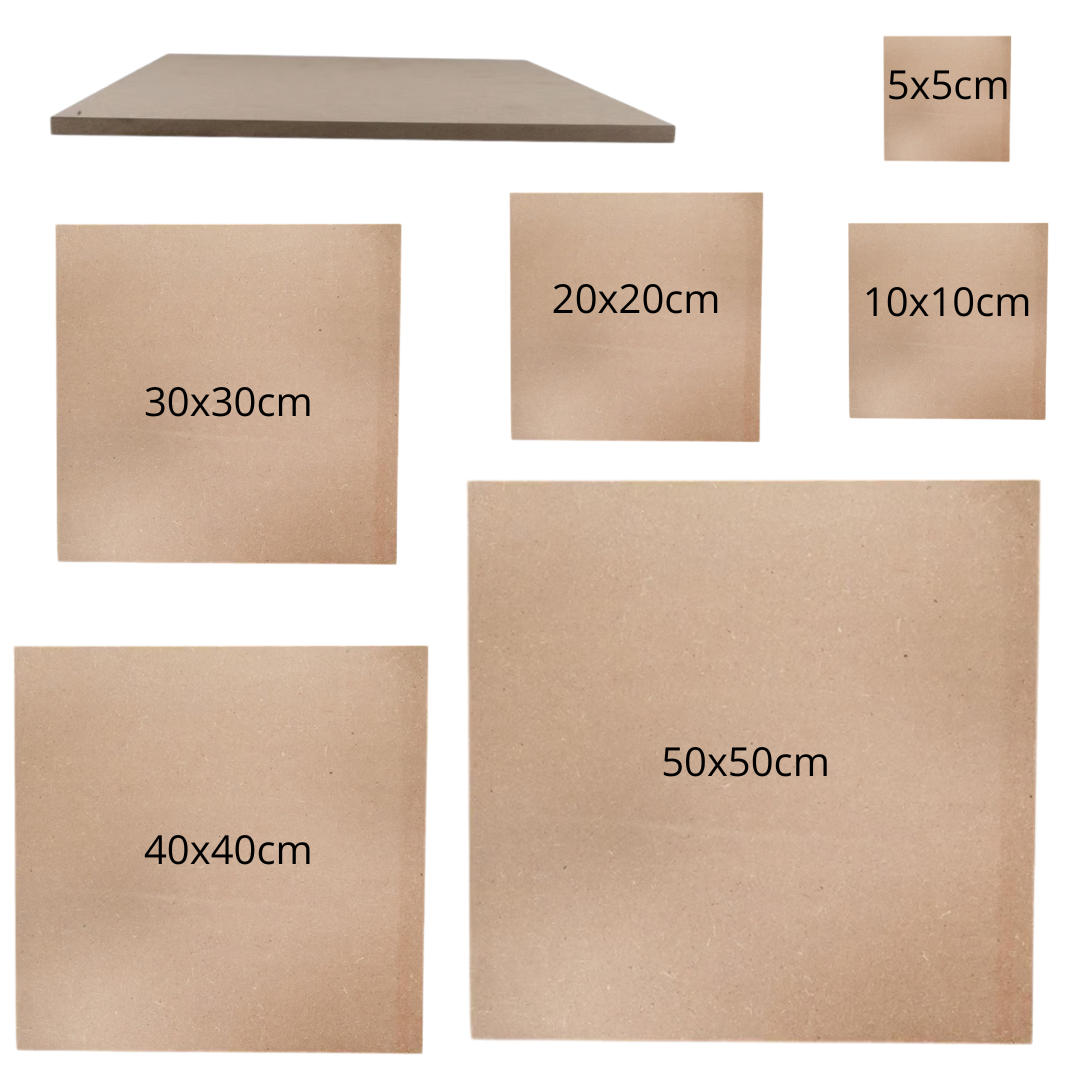 Bases de MDF para manualidades