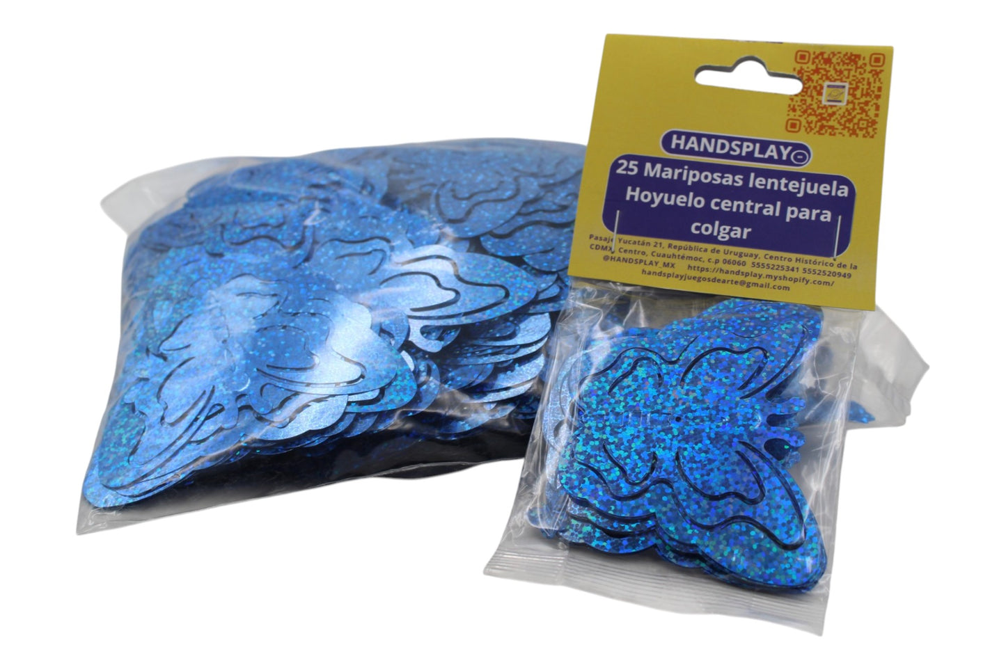 Set de mariposas lentejuela grande