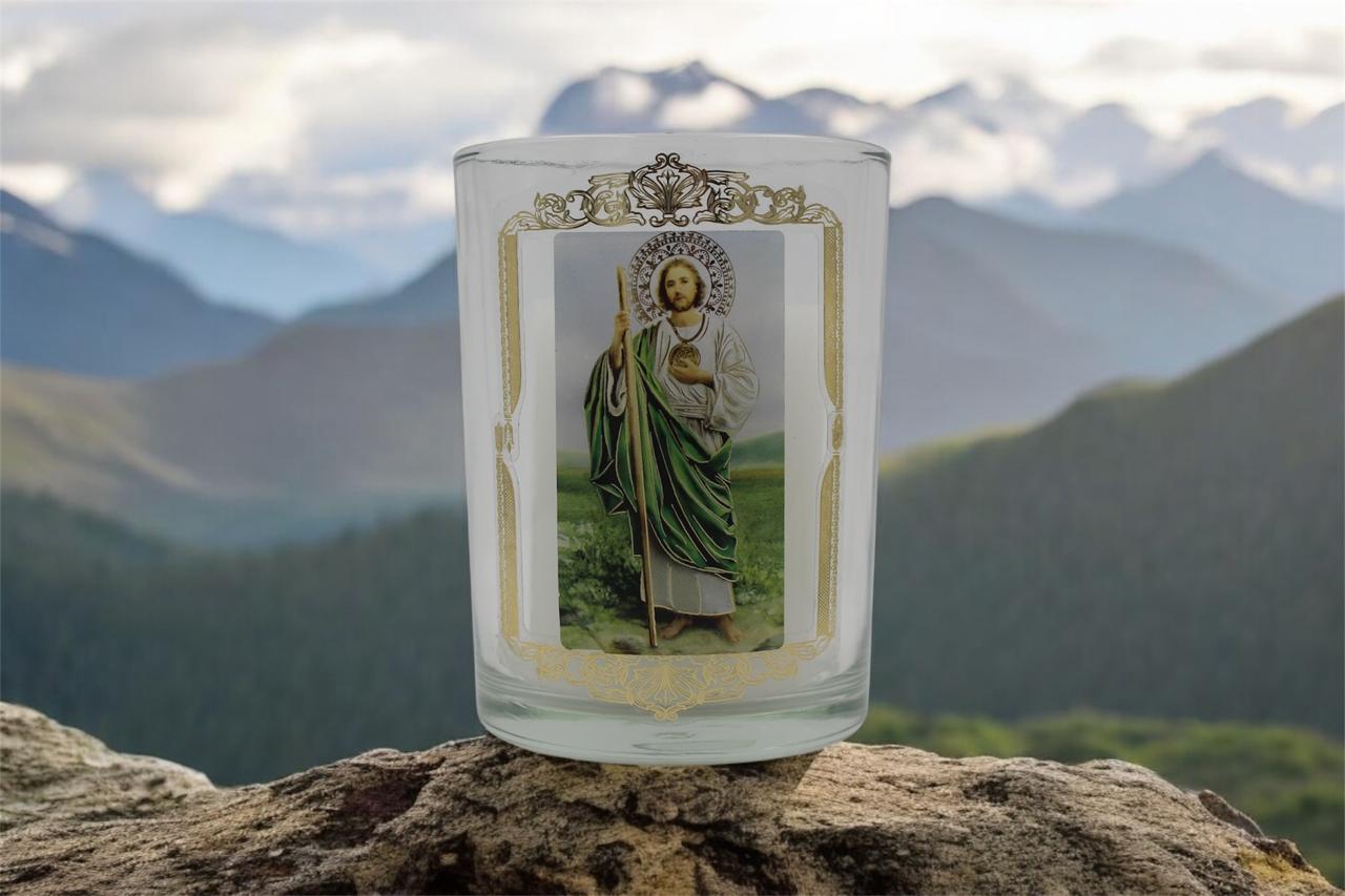 Veladora refiliable en Vaso de Cristal