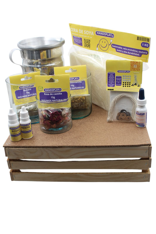 Kit fabricación de velas aromáticas
