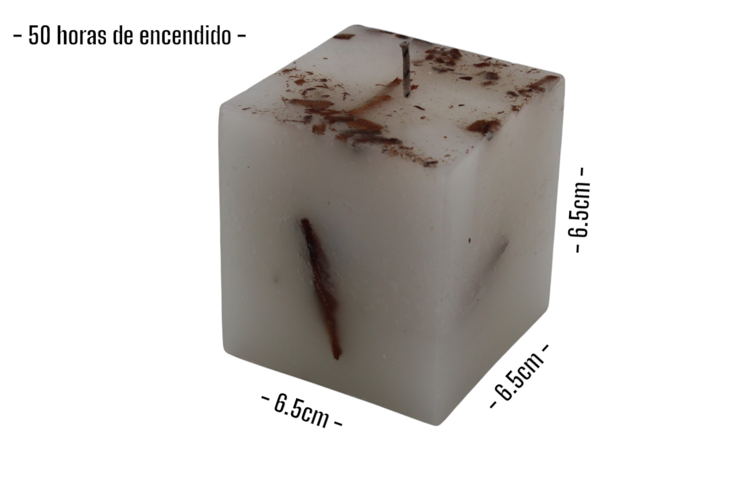 Velas de canela cúbicas
