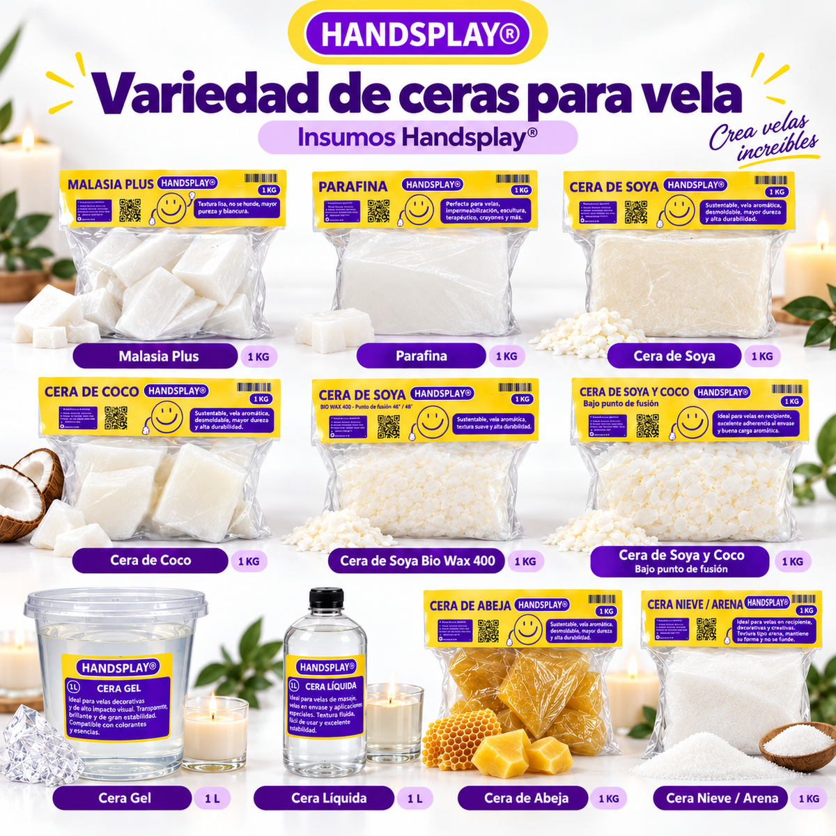 Ceras para vela