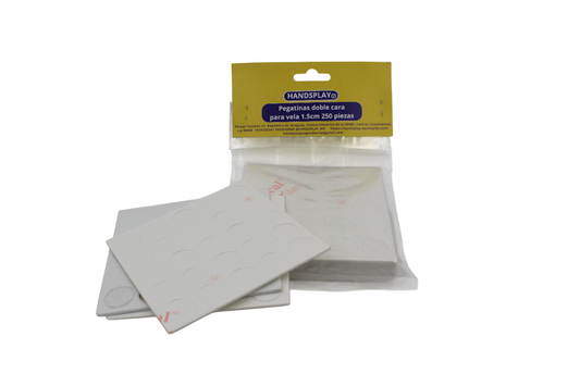 Pegatinas doble cara 250 piezas