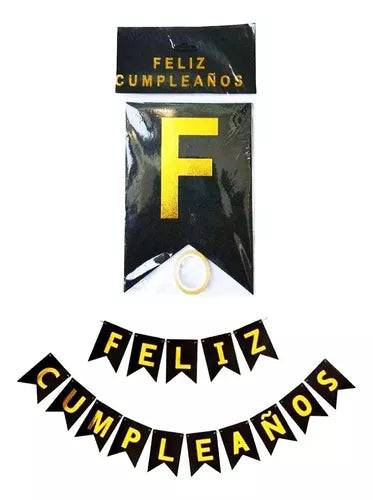 Letrero FELIZ CUMPLEAÑOS