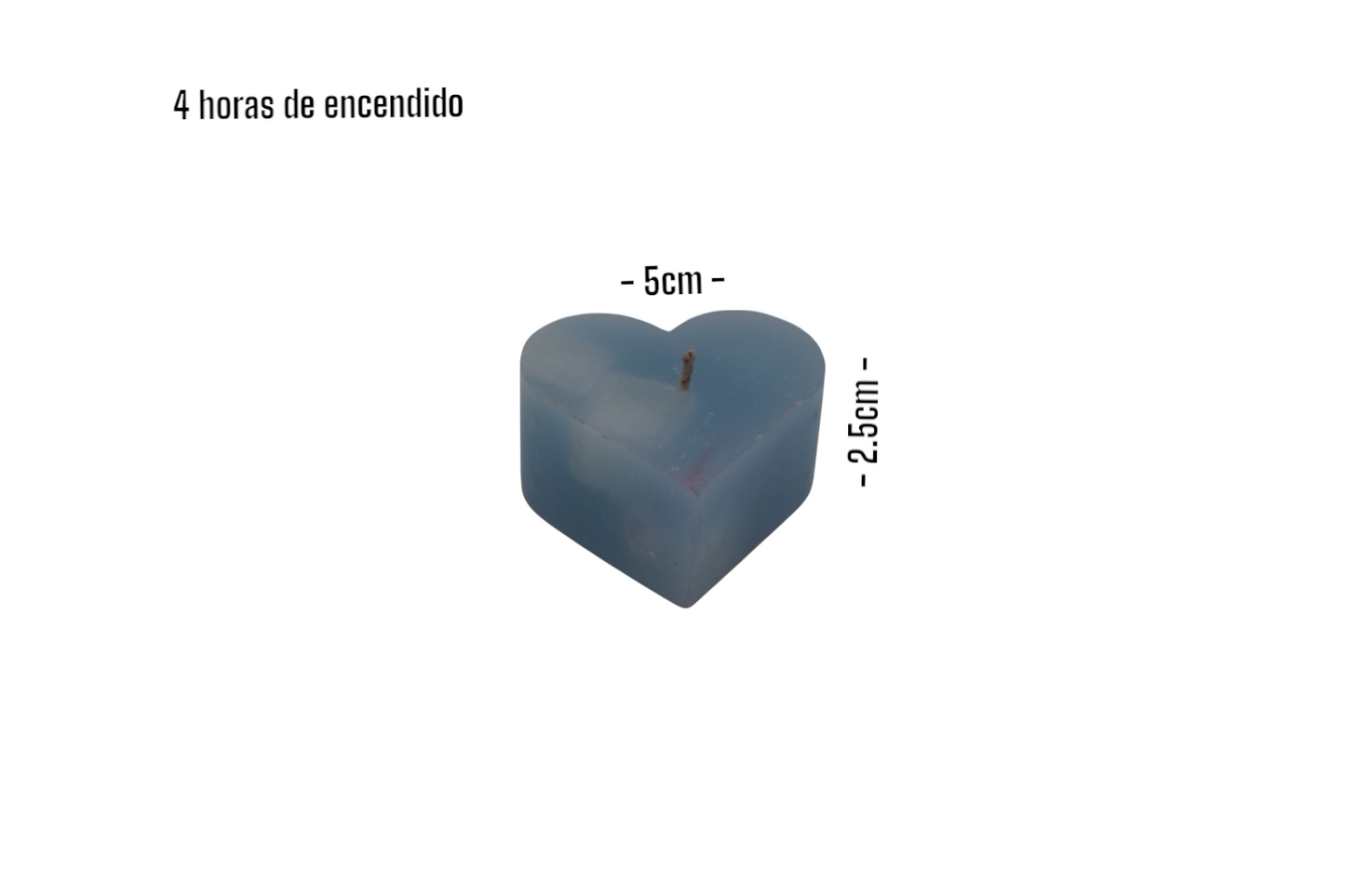 Vela de corazón