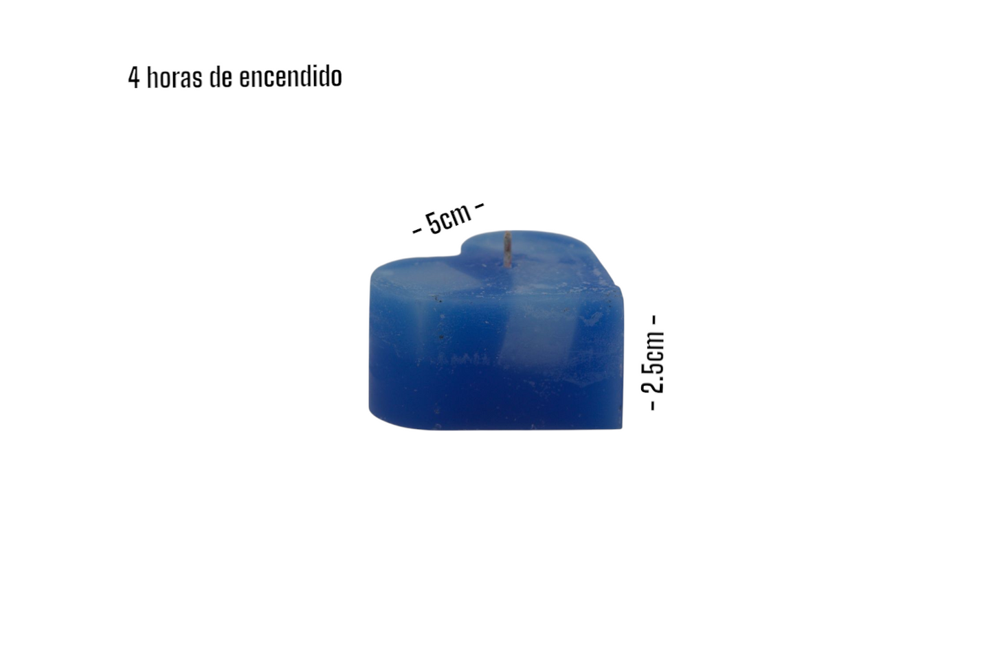Vela de corazón
