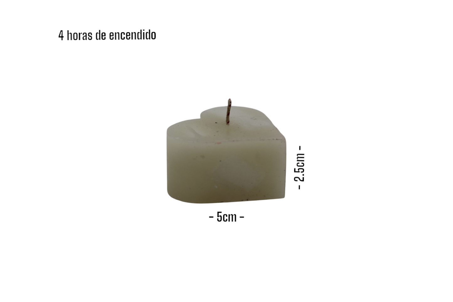 Vela de corazón
