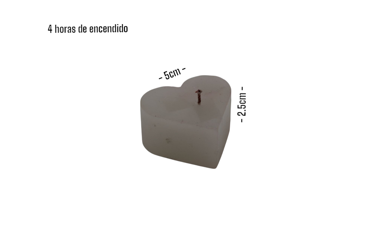 Vela de corazón