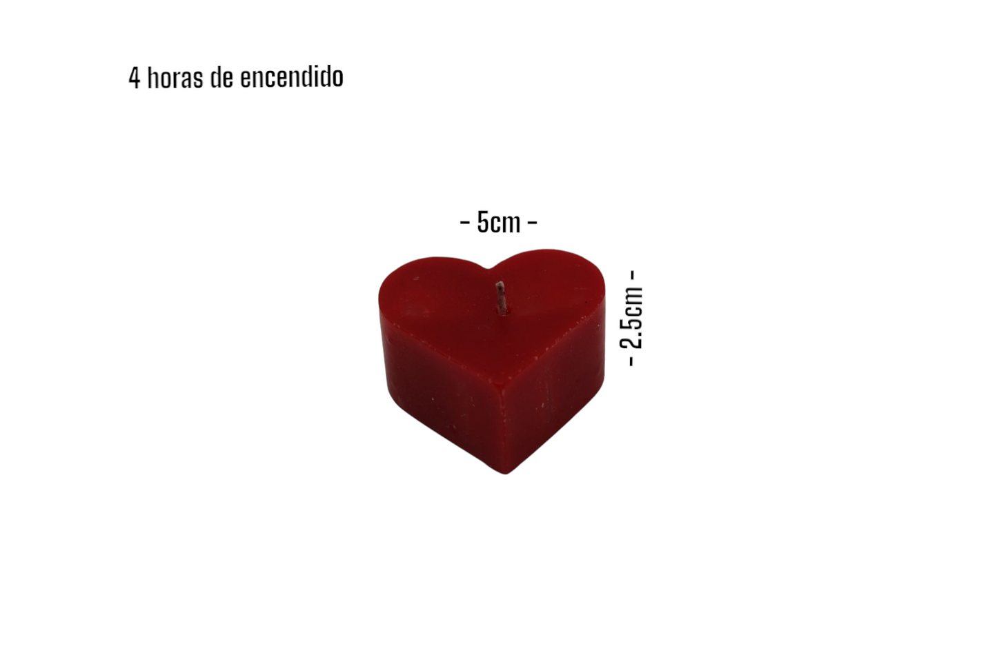 Vela de corazón