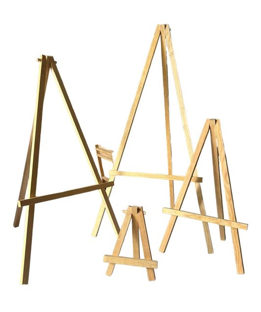 Caballetes de madera para pintar