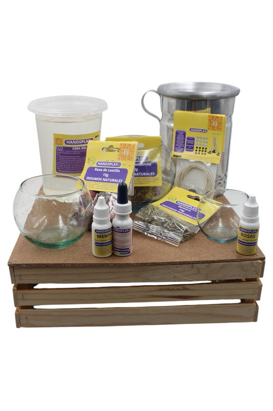 Kit fabricacion de velas de gel aromáticas
