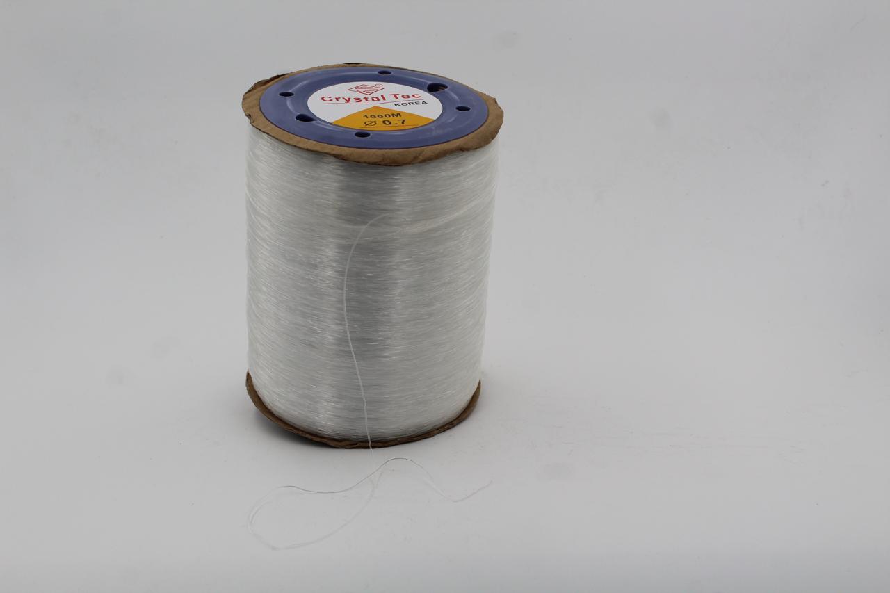 Hilo Nylon Transparente 0.7mm – 1,000m | Súper Resistente y Elástico | Alta Calidad para Joyería y Decoración